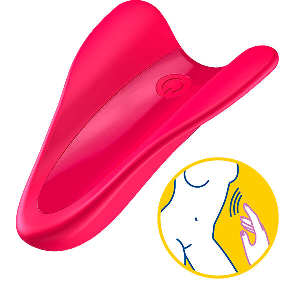 SATISFYER - HIGH FLY FINGERVIBRATOR FUCHSIA – Bild 3