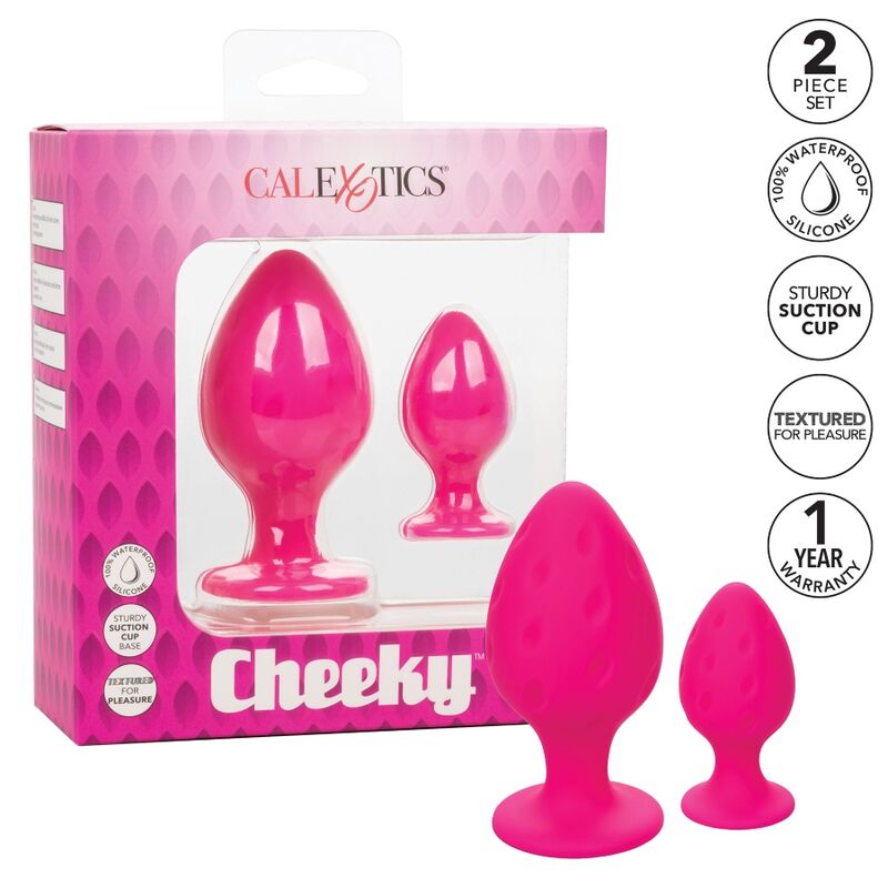 CALEXOTICS - CHEEKY BUTTPLUG ROSA – Bild 3