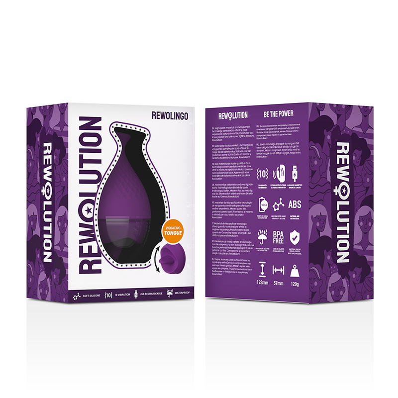 REWOLUTION - REWOLINGO VIBRATOR MIT ZUNGE – Bild 6