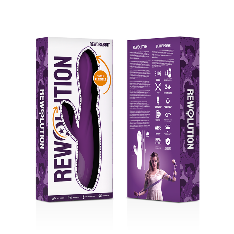 REWOLUTION - REWORABBIT FLEXIBLER VIBRATOR MIT KANINCHEN – Bild 7
