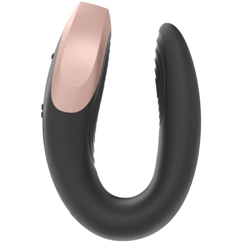 SATISFYER - DOUBLE LOVE LUXURY PARTNER VIBRATOR SCHWARZ - Image 3