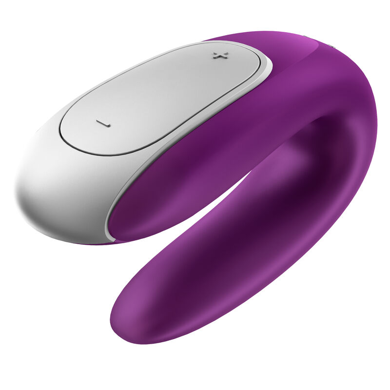 SATISFYER - DOUBLE FUN PARTNER VIBRATOR LILA - Image 5