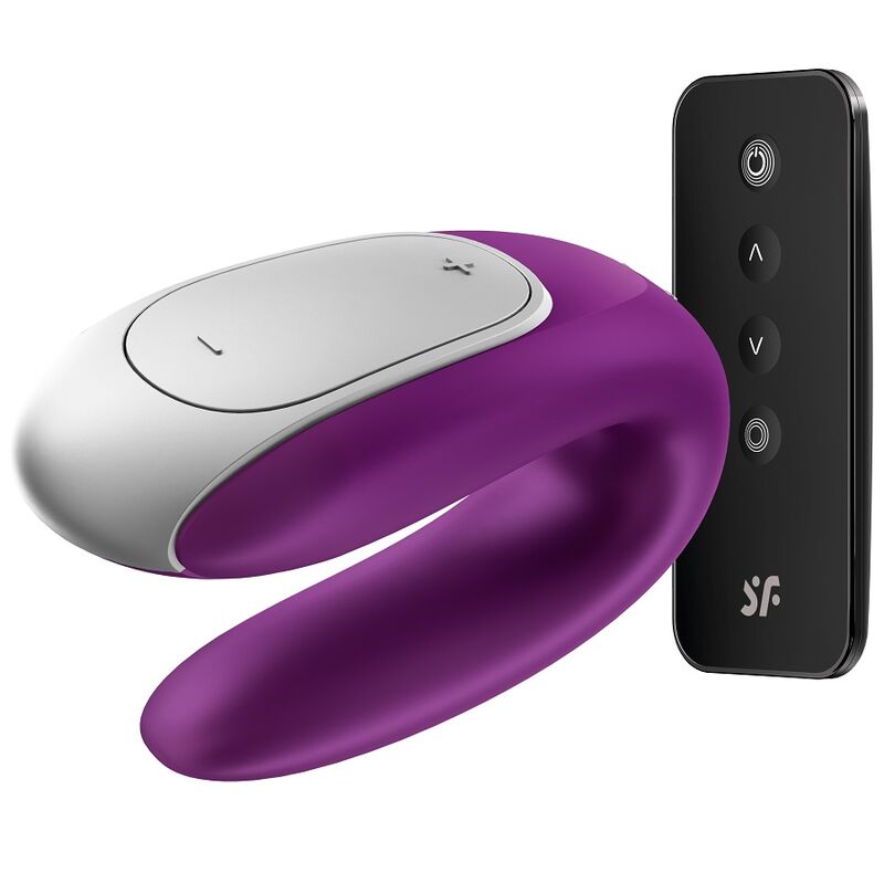 SATISFYER - DOUBLE FUN PARTNER VIBRATOR LILA - Image 10