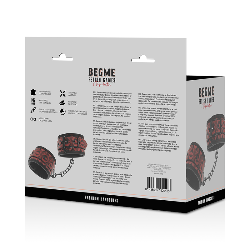 BEGME - RED EDITION PREMIUM-HANDSCHELLEN MIT NEOPRENFUTTER – Bild 9
