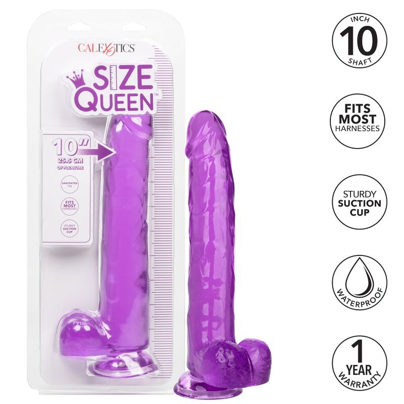 CALEXOTICS - SIZE QUEEN DILDO LILA 25.5 CM – Bild 6