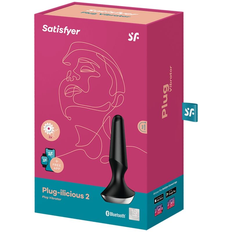 SATISFYER - PLUG ILICIOUS 2 PLUG VIBRATOR SCHWARZ - Image 5