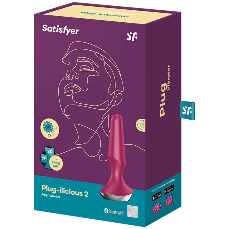 SATISFYER - PLUG ILICIOUS 2 PLUG VIBRATOR BEERE - Image 4