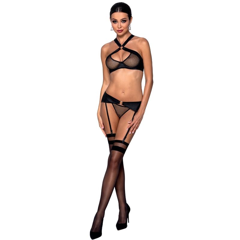 PASSION - AMANDA SET CUERO ECOLOGICO S/M – Bild 3