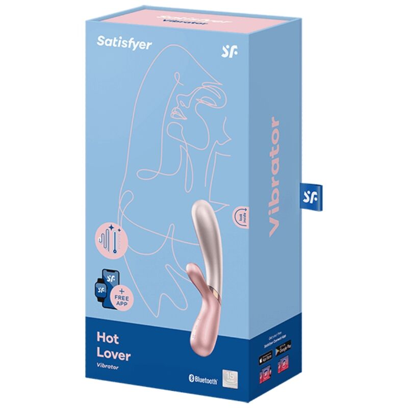 SATISFYER - HOT LOVER VIBRATOR ROSE & BEIGE – Bild 3