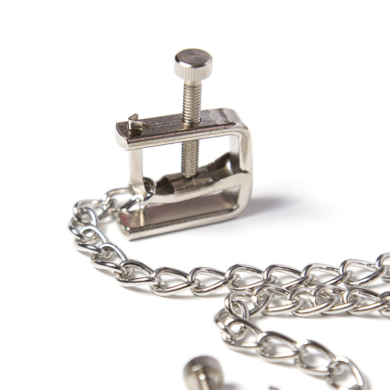 OHMAMA FETISH - PINZAS METALICAS TORNILLO CON CADENA – Bild 3