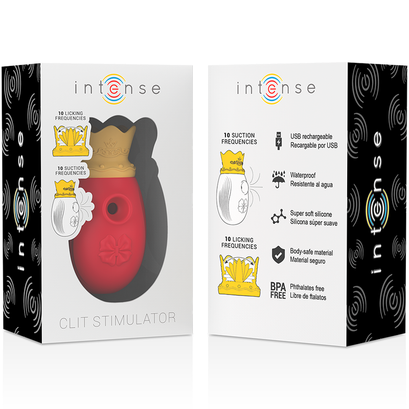 INTENSE - KLITORISSTIMULATOR 10 SAUG- UND LECKMODI - ROT – Bild 8