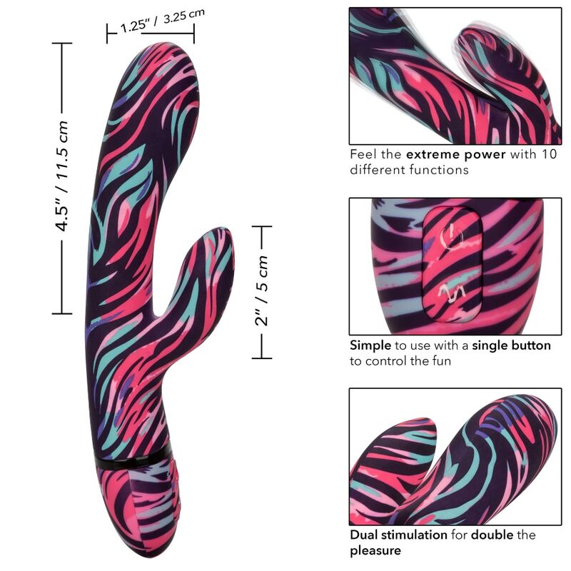 CALEXOTICS - MENAGE A MOI DUAL WAND VIBRATOR – Bild 8