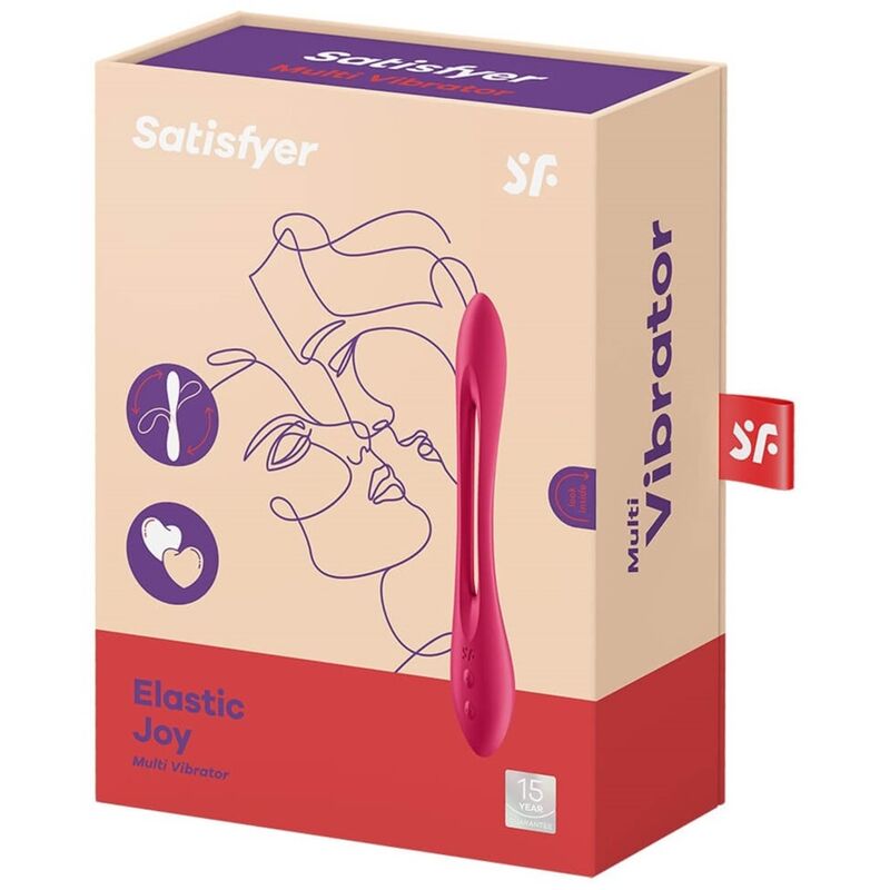 SATISFYER - ELASTIC JOY MULTI VIBRATOR ROT - Image 3