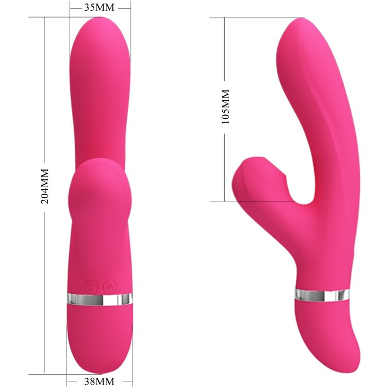PRETTY LOVE - WILLOW RABBIT VIBRATOR UND SAUG – Bild 3