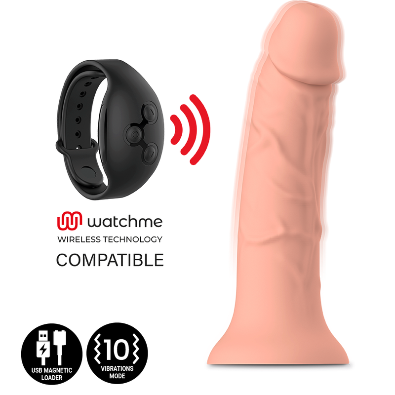 MYTHOLOGY - ASHER ORIGINAL DILDO S - VIBRATOR KOMPATIBEL MIT WATCHME WIRELESS TECHNOLOGY – Bild 4