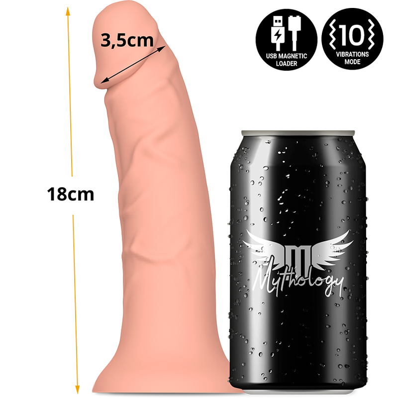 MYTHOLOGY - ASHER ORIGINAL DILDO S - VIBRATOR KOMPATIBEL MIT WATCHME WIRELESS TECHNOLOGY – Bild 7