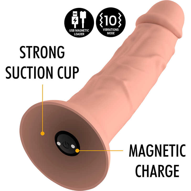 MYTHOLOGY - ASHER ORIGINAL DILDO M - VIBRATOR KOMPATIBEL MIT WATCHME WIRELESS TECHNOLOGY – Bild 3