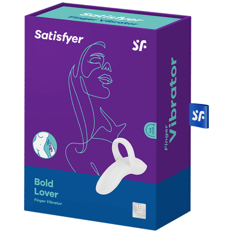 SATISFYER - BOLD LOVER DEDAL VIBRADOR BLANCO – Bild 3