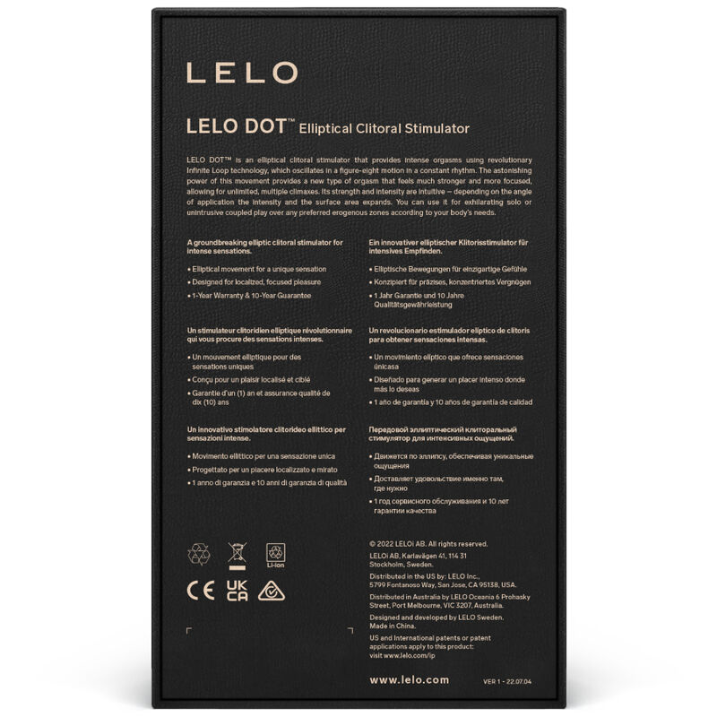 LELO - DOT KLITORISTIMULATOR - AQUA – Bild 3