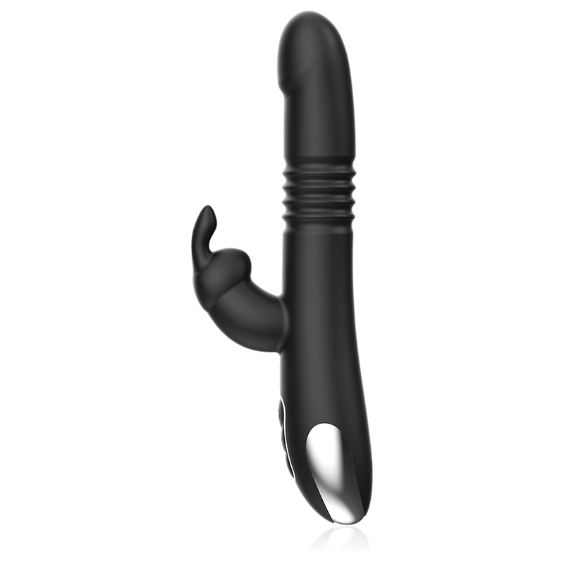 BLACK&SILVER - KENJI RABBIT-VIBRATOR UP & DOWN + WATCHME-FERNBEDIENUNG – Bild 3