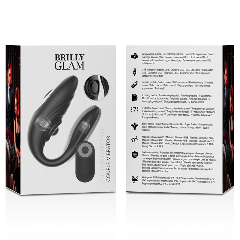 BRILLY GLAM- PAAR MIT PULSIERENDER UND VIBRIERENDER FERNBEDIENUNG – Bild 8