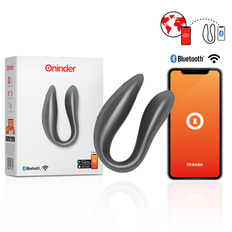 ONINDER? ? LISBOA G-SPOT- UND KLITORALSTIMULATOR SCHWARZ ? KOSTENLOSE APP