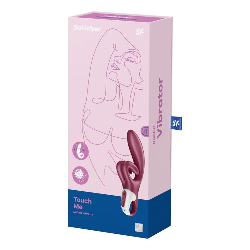SATISFYER - TOUCH ME RABBIT VIBRATION ROT – Bild 4
