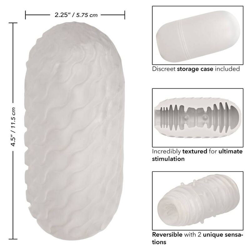 CALEXOTICS - REVERSIBLE RIBBED STROKER – Bild 4