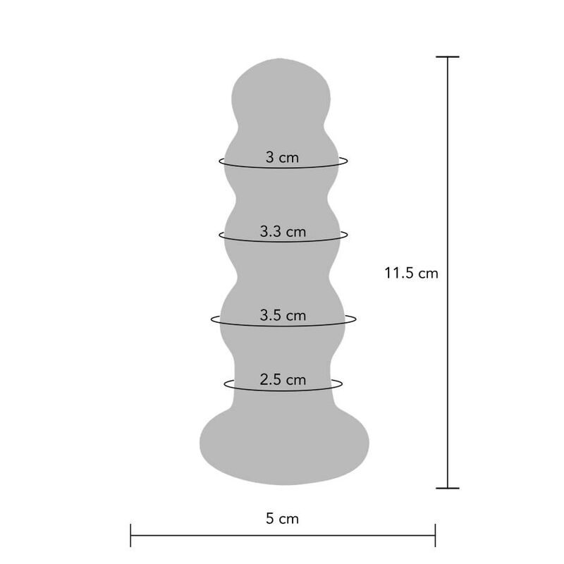 TOYJOY - BUTTOCKS DER STRAHLENDE GLAS-BUTTPLUG – Bild 7