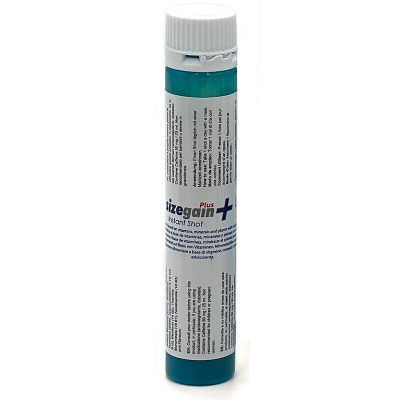 500 COSMETICS - SIZEGAIN PLUS INSTANT SHOT MALE ENERGIZER 5 UNITS – Bild 3
