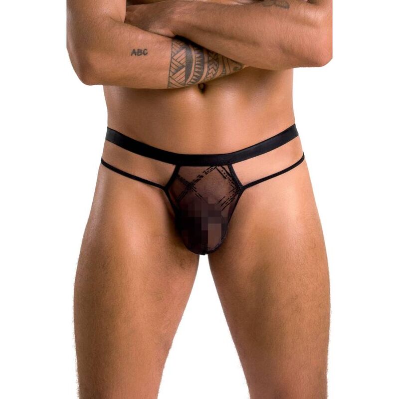 PASSION 029 THONG COLLIN BLACK S/M – Bild 3