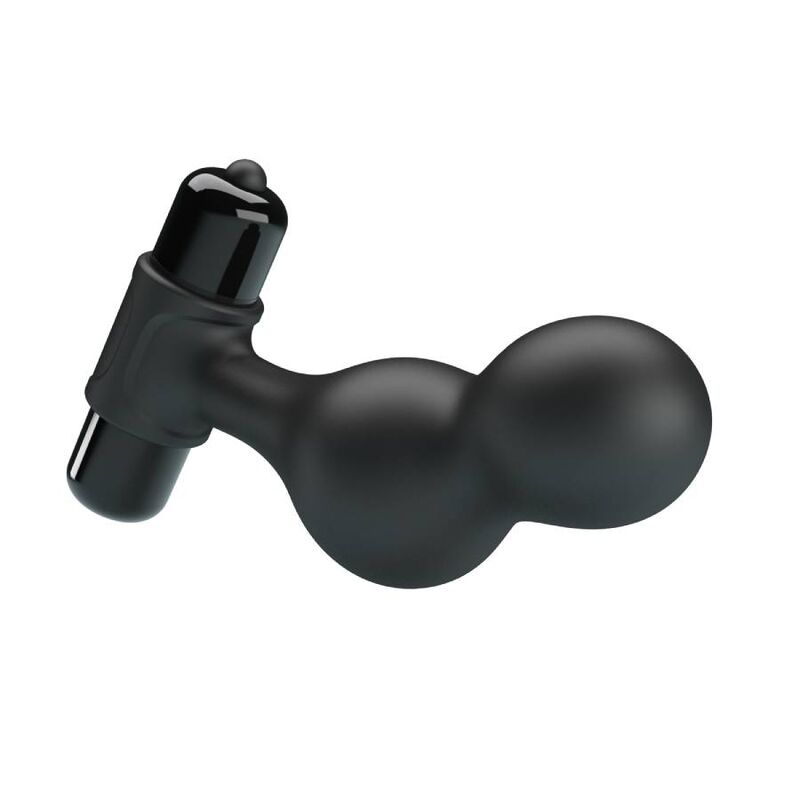 MR PLAY - SCHWARZER SILIKON-VIBRATOR-ANALSTECKER – Bild 3