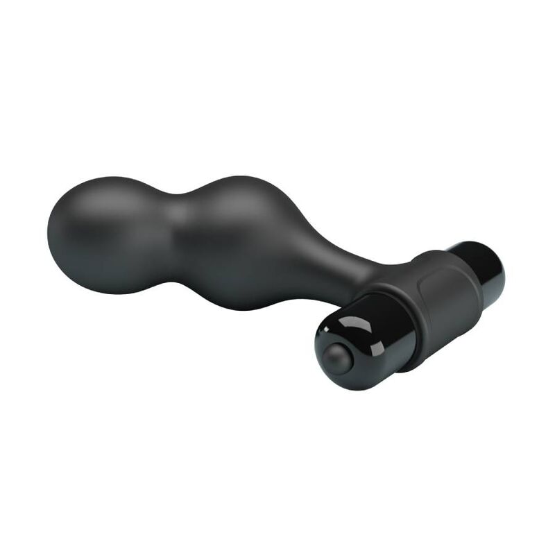 MR PLAY - SCHWARZER SILIKON-VIBRATOR-ANALSTECKER – Bild 4