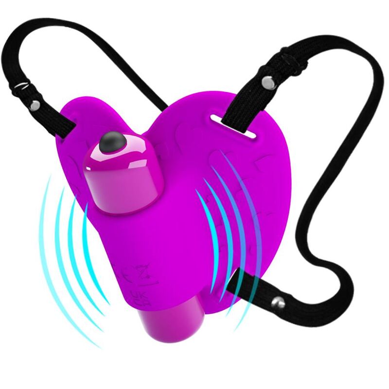 PRETTY LOVE - HEARTBEAT CLITORIS MASSAGER 10 VIBRATIONSMODI LILA – Bild 9
