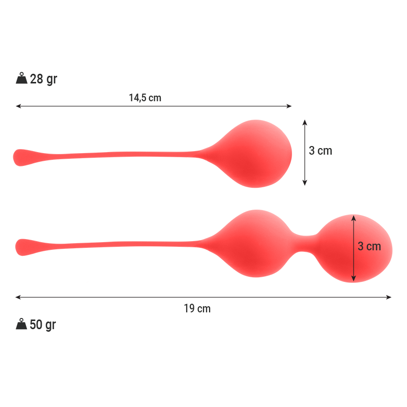 INTENSE - KEGEL BALLS PACK KENDALL RED – Bild 3