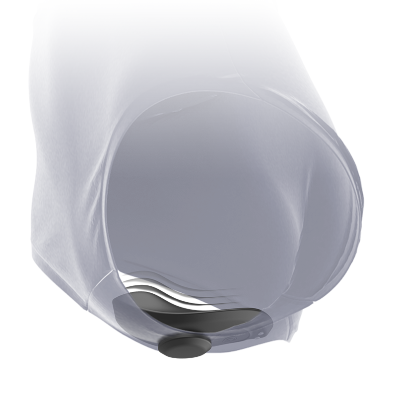 BLACK&SILVER - PRESTON WIEDERAUFLADBARER SILIKON-VIBRATOR-PANTIE SCHWARZ – Bild 5