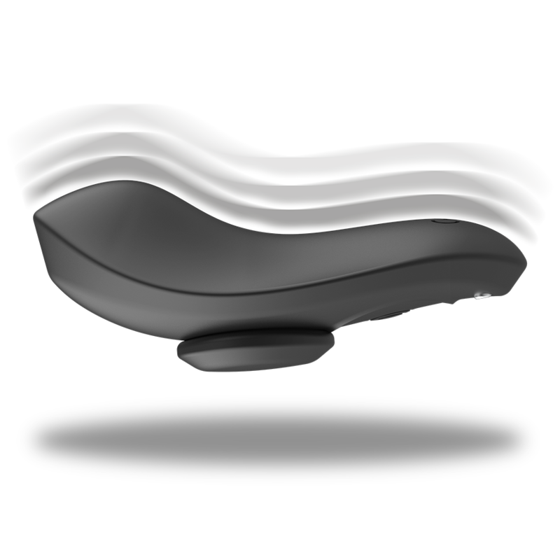BLACK&SILVER - PRESTON WIEDERAUFLADBARER SILIKON-VIBRATOR-PANTIE SCHWARZ – Bild 4