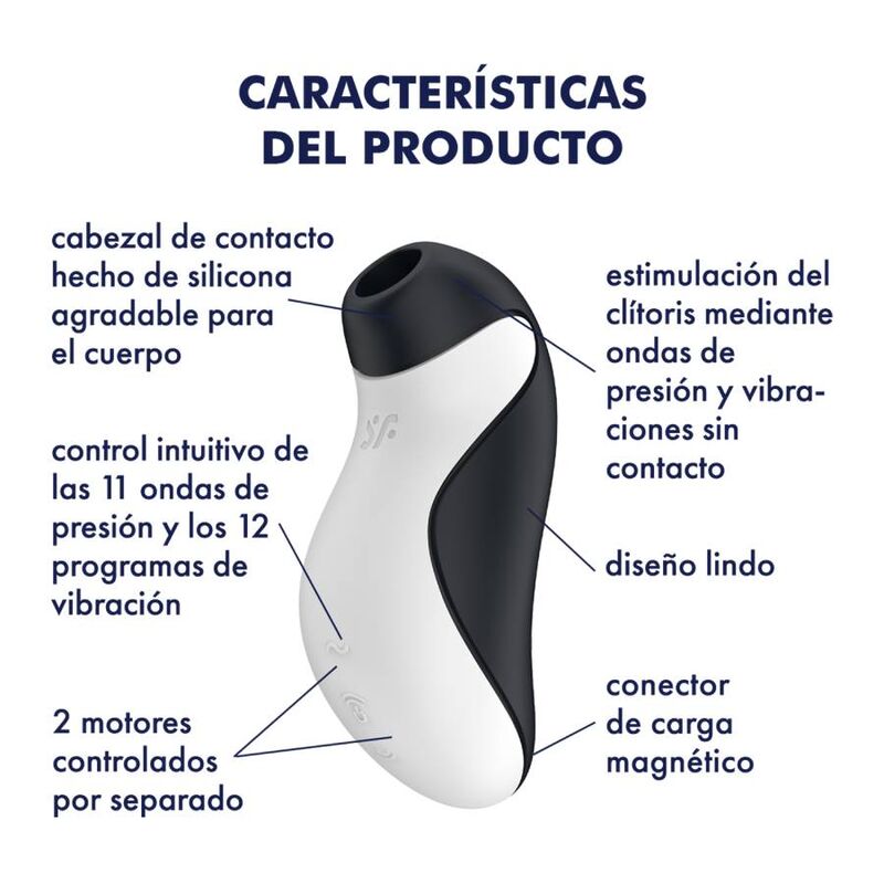 SATISFYER - ORCA AIR PULSE STIMULATOR + VIBRATION - Image 5