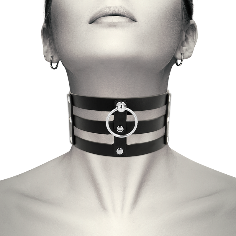 COQUETTE CHIC DESIRE - VEGANES LEDER-HALSBAND IM FETISCH-STIL – Bild 7