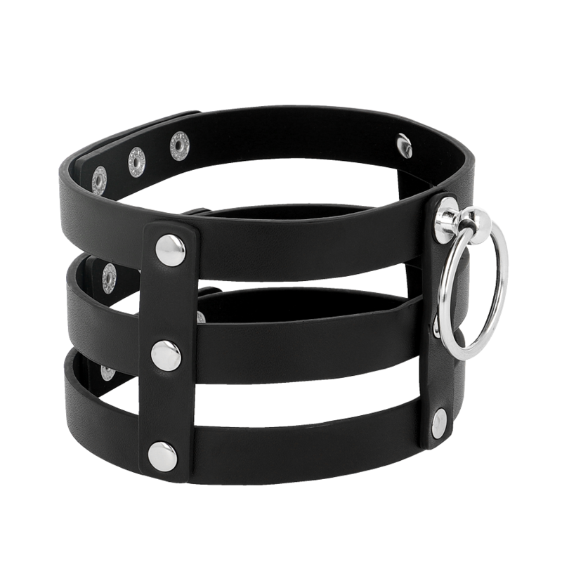 COQUETTE CHIC DESIRE - VEGANES LEDER-HALSBAND IM FETISCH-STIL – Bild 5
