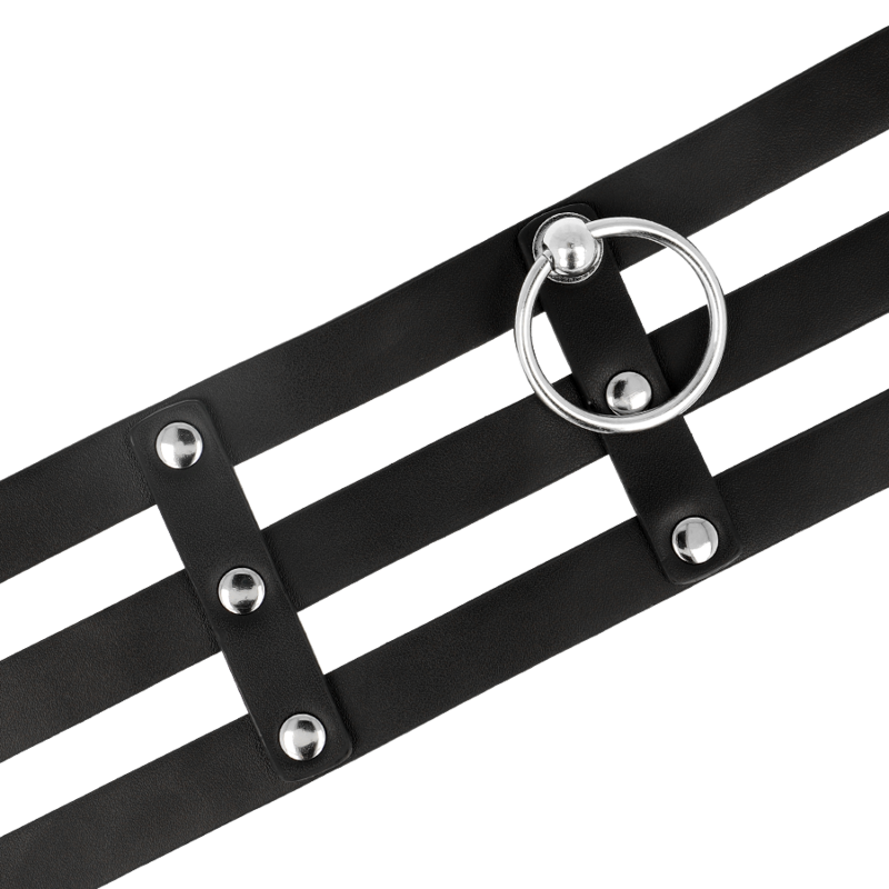 COQUETTE CHIC DESIRE - VEGANES LEDER-HALSBAND IM FETISCH-STIL – Bild 4