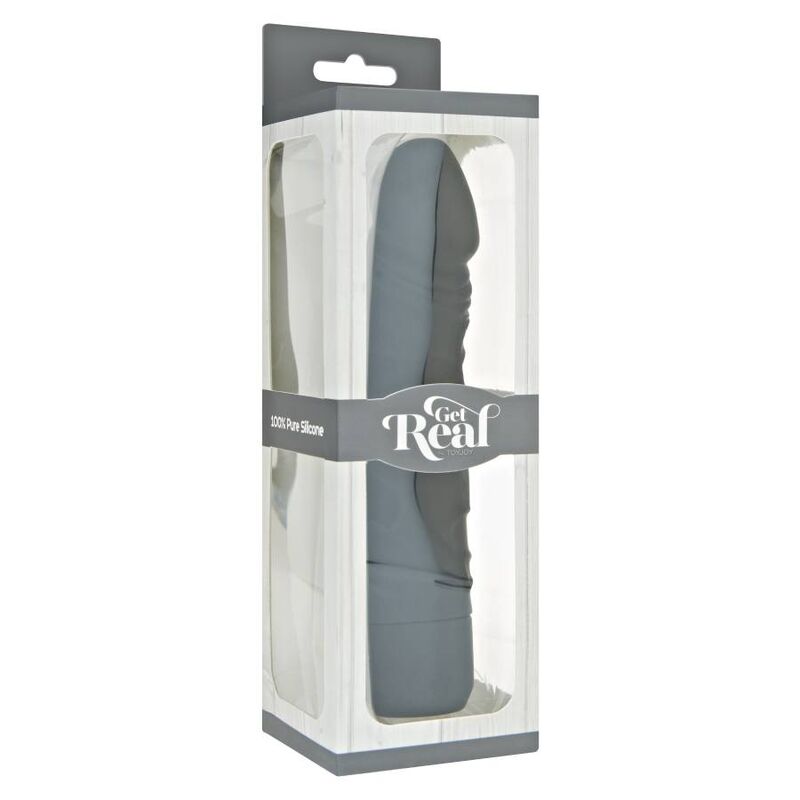 GET REAL - KLASSISCHER ORIGINAL SCHWARZER VIBRATOR – Bild 3