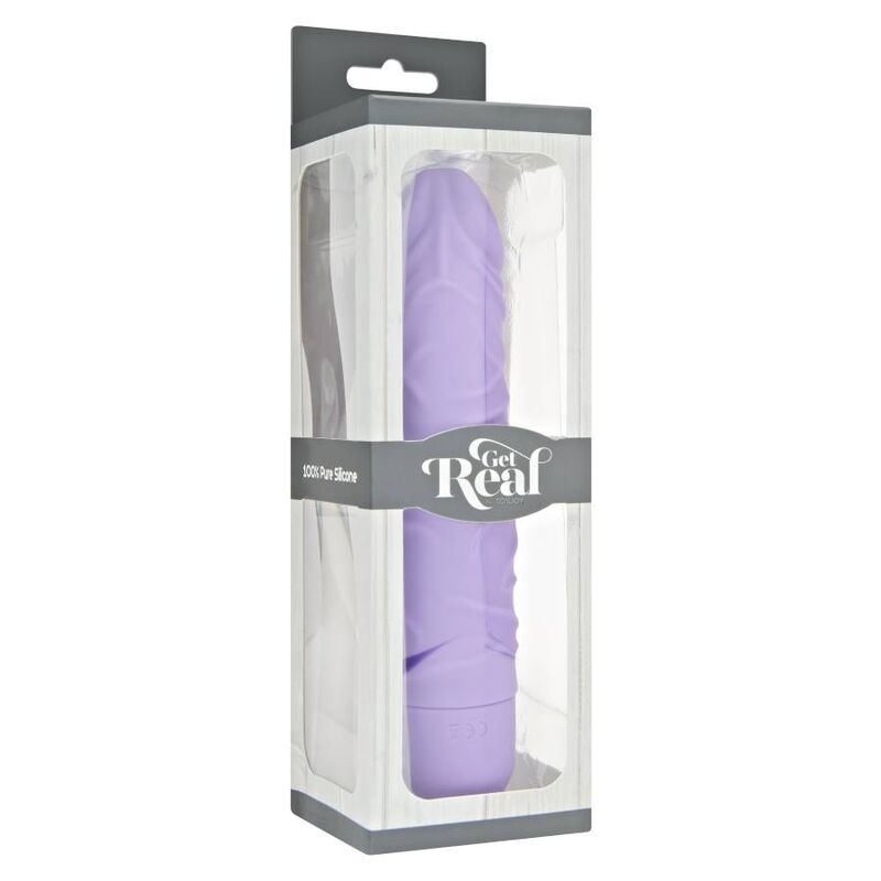 GET REAL - KLASSISCHER ORIGINAL-LILA VIBRATOR – Bild 3