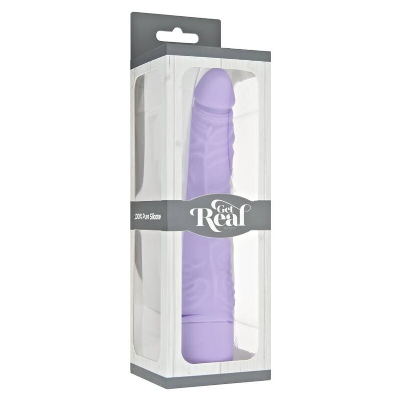GET REAL - KLASSISCHER SCHLANKER VIBRATOR LILA – Bild 3
