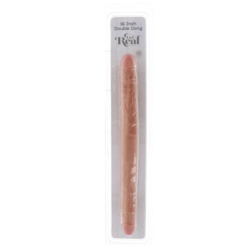 GET REAL - DOBLE DONG 40 CM NATURAL – Bild 4