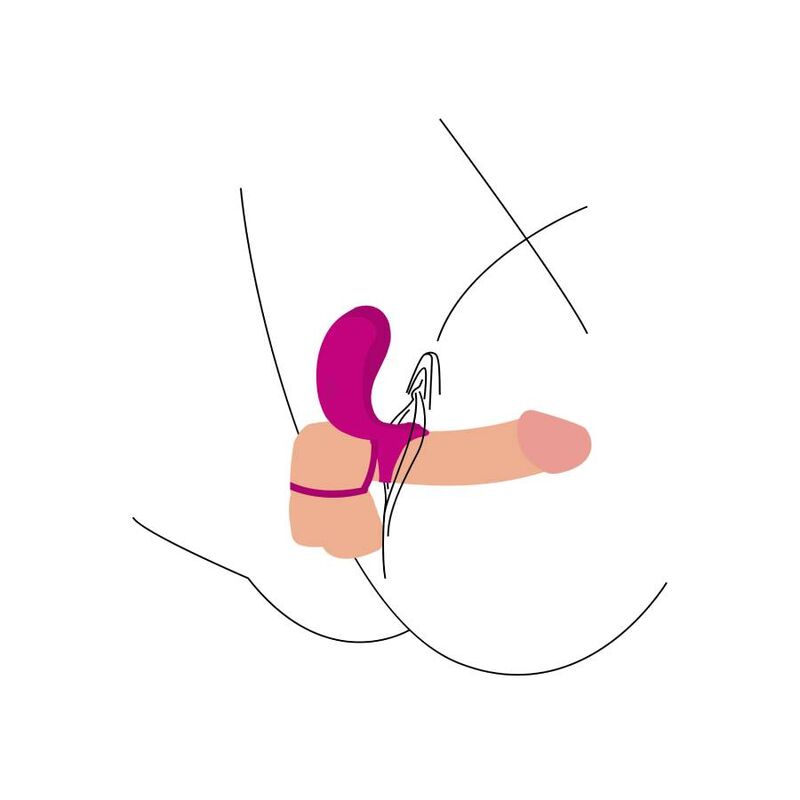 XOCOON - PAAR-STIMULATORRING FUCHSIA – Bild 7