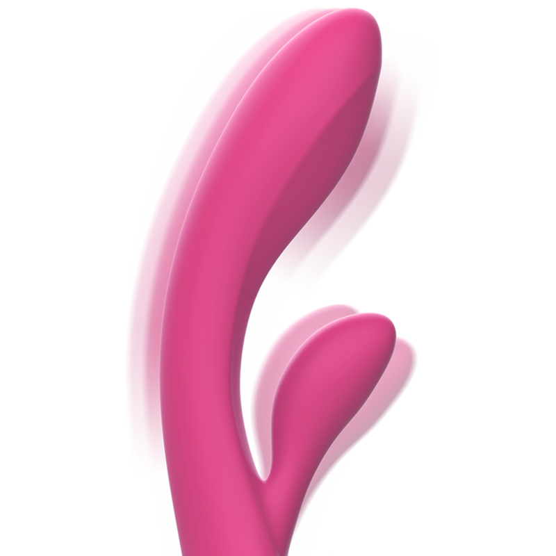 INTENSE - LUIGI RABBIT VIBRATOR ROSA FLÜSSIGES SILIKON – Bild 3