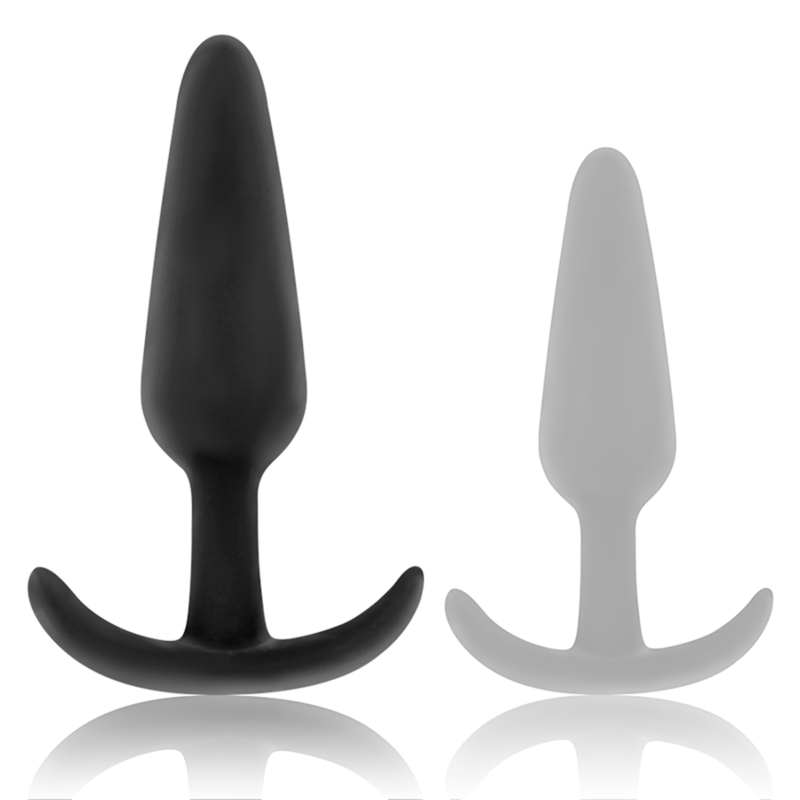 BLACK&SILVER - KAEL SILIKON ANALPLUG MIT MITTLEREM GRIFF – Bild 3