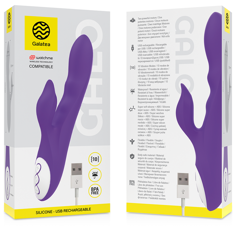GALATEA - GALO VIOLETTER VIBRATOR + WATCHME-FERNBEDIENUNG – Bild 3