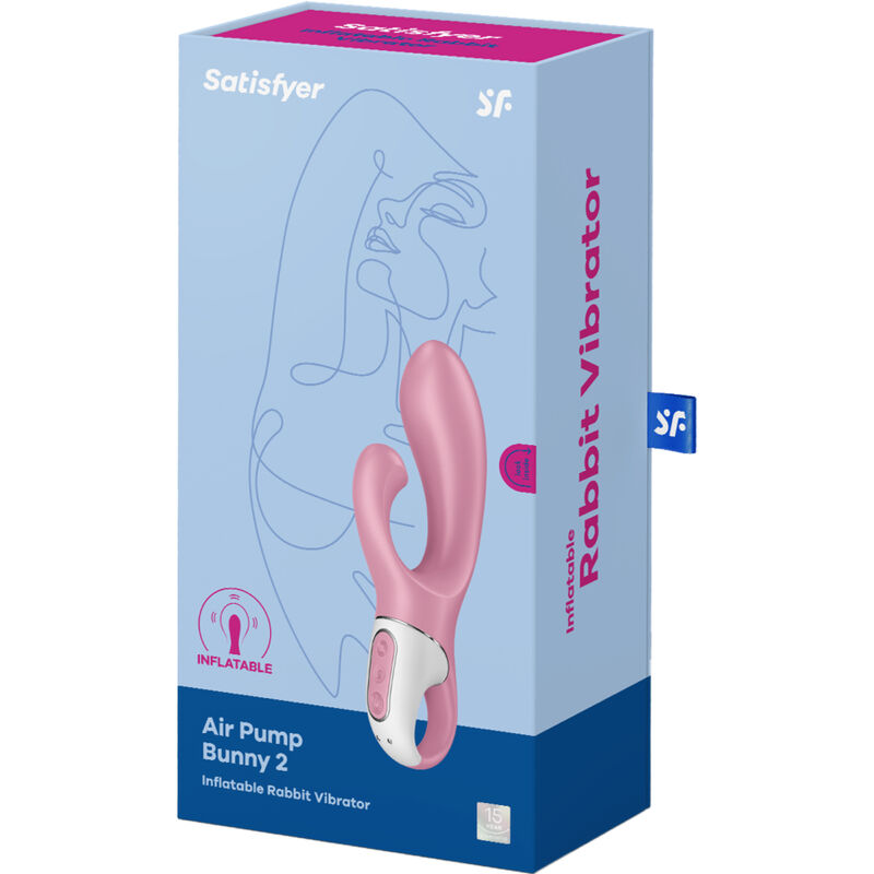 SATISFYER - LUFTPUMPE BUNNY 2 ROSA – Bild 5